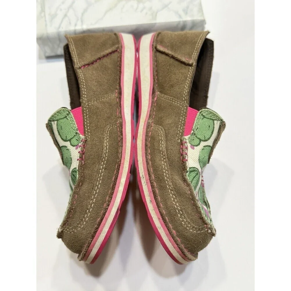 Ariat Women’s Size US 8B Cowgirl Rugged West Cactus Print Cruiser Shoes Suede - Picture 7 of 13